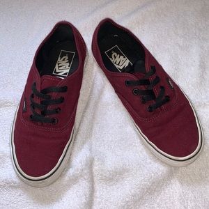 Maroon Classic Vans
